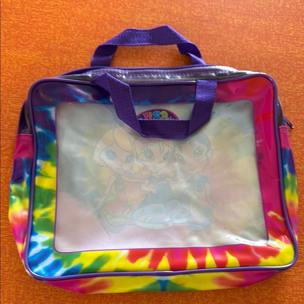 Rare Lisa Frank tie-dye bag
